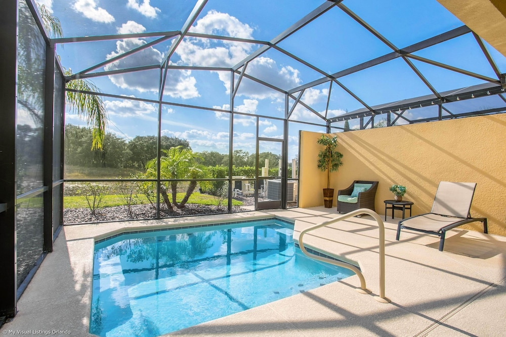 Enjoy the Private View! Roomy Town Home With Pool, 20 Mins From Disney #5st739 - Image 2