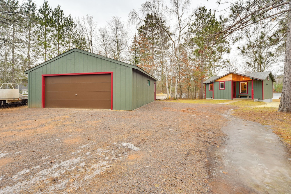 Minong Flowage Cabin w/ Fire Pit & Dock!
