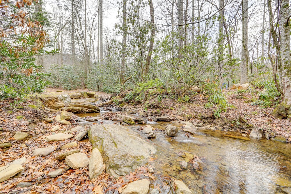 Play & Unwind! Home w/ Hot Tub in Maggie Valley