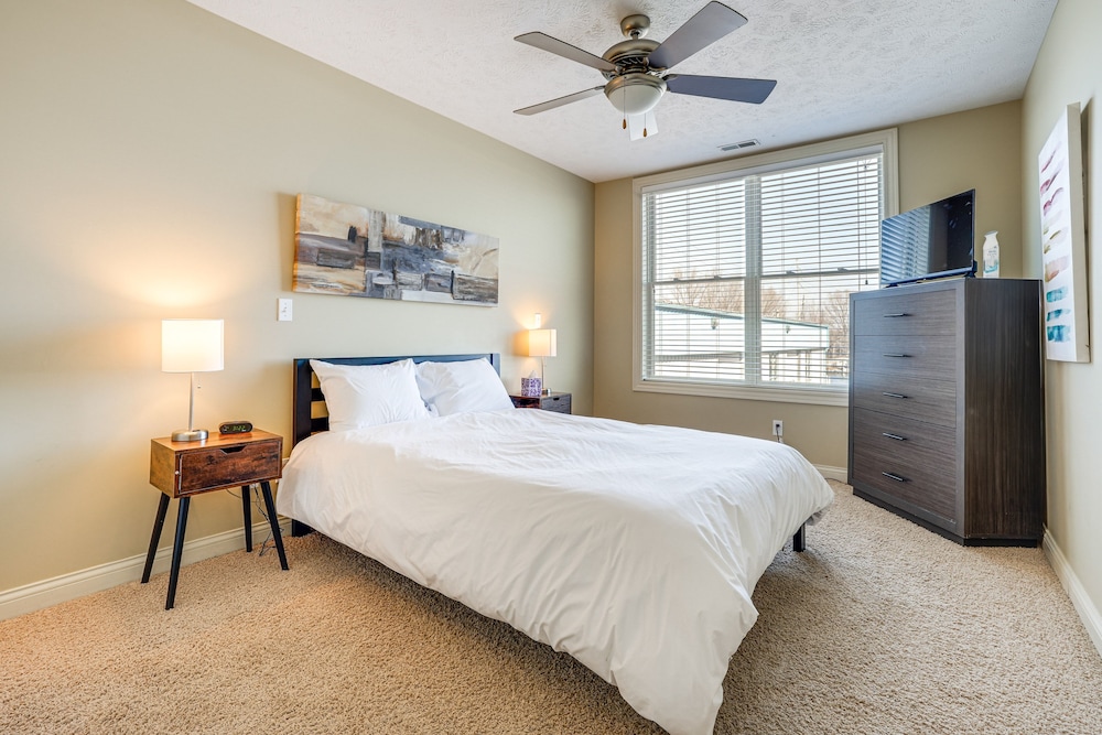 Downtown St Joseph Condo w/ Balcony & Harbor View