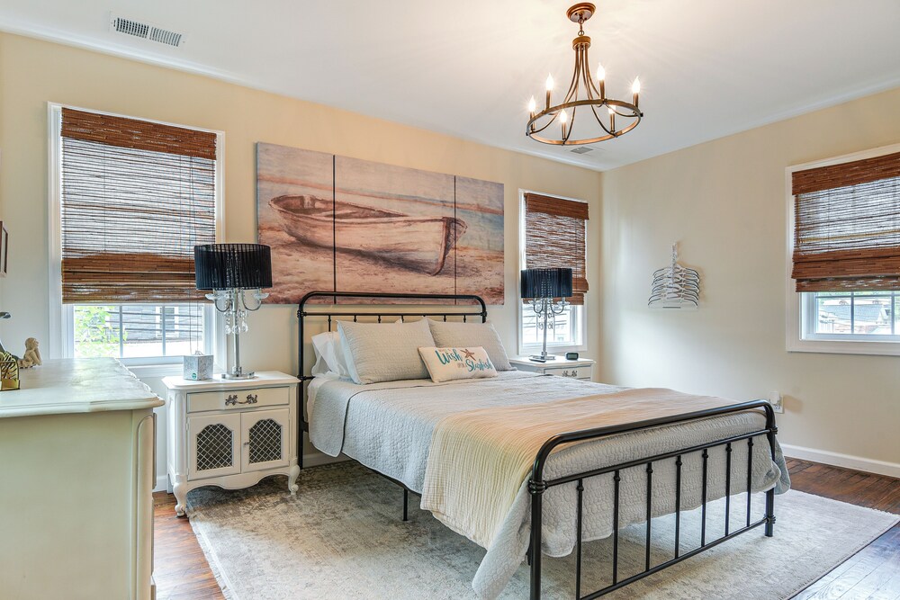 Walk to Town & River: Charming Home in North East!