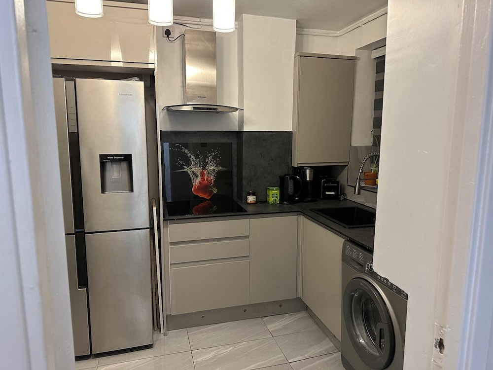 Stylish 1BR Apt w/ Fireplace & High-speed Wifi