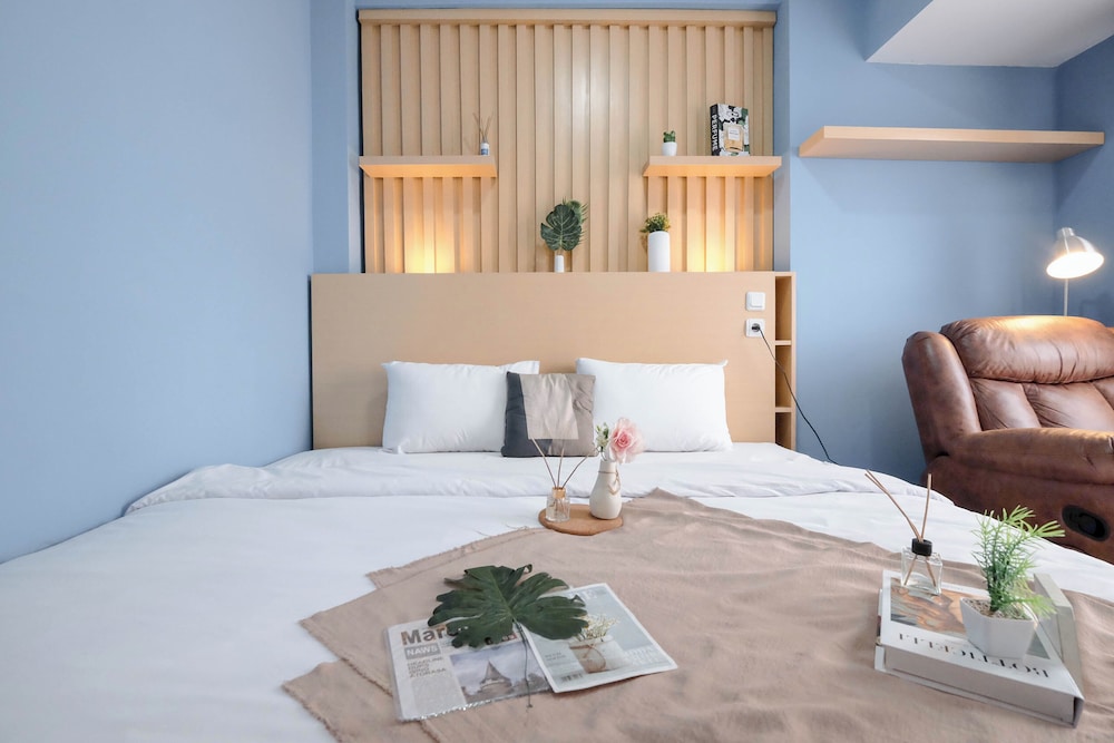 Blue Toned 1Br Apartment At Tokyo Riverside Pik 2