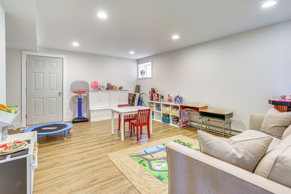 Walk to Bethel Woods: Family Home w/ Deck & Views!