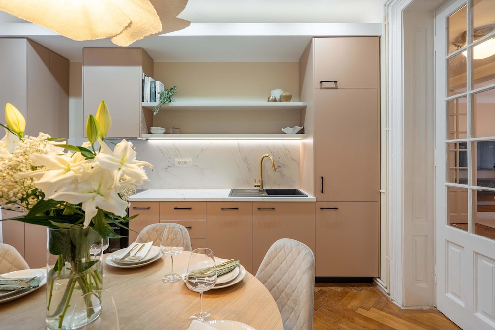 Elegant 3BR Flat Steps From Romanian Athenaeum