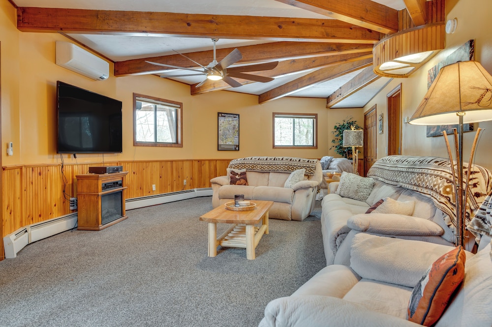 Dock & Beach Access: Scenic Lake Ossipee Cabin!