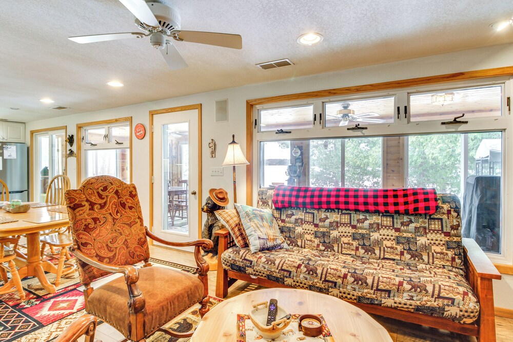 Dock, Deck & Fire Pit: Lakefront Home in Walker!
