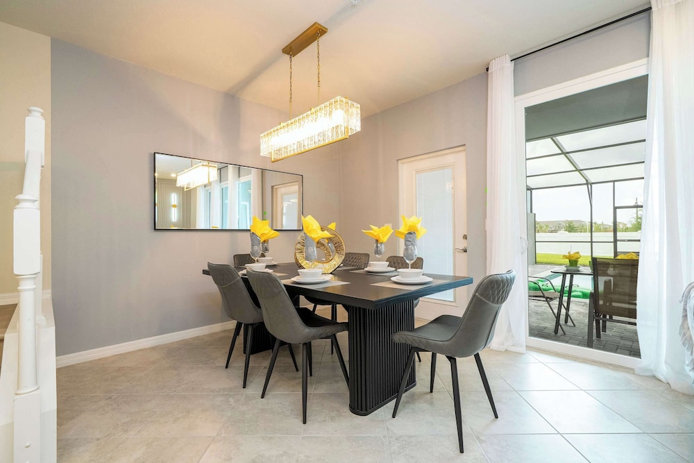 Magical 5BR w Pool Minutes From Disney 16140