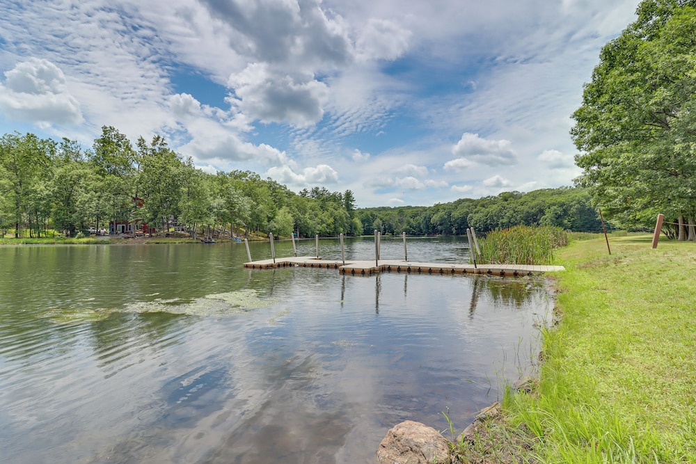 Pool + Lake Access, Yard: Poconos Family Getaway