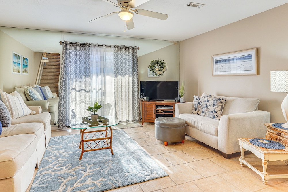 Walk to Beach: PCB Gem w/ Community Pool Access!