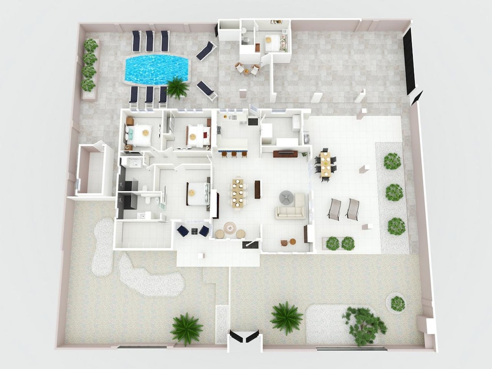 Central 4br3ba Villa w Ocean Views Private Pool