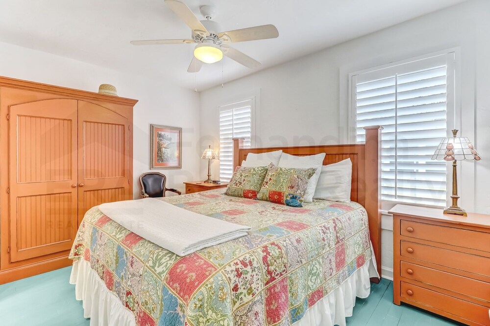 Vintage Home with Fire Pit in Backyard Street Away from Beach by RedAwning view 2