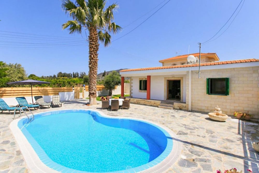 Villa Constantinos Large Private Pool Walk to Beach Sea Views A C Wifi Car Not Required - 2220 view 2