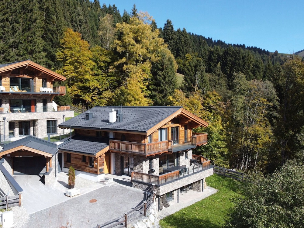Chalet in Saalbach With Panoramic Sauna
