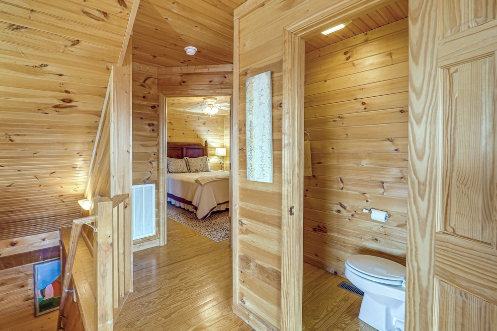 Deck & Views: Blue Ridge Mountain Cabin