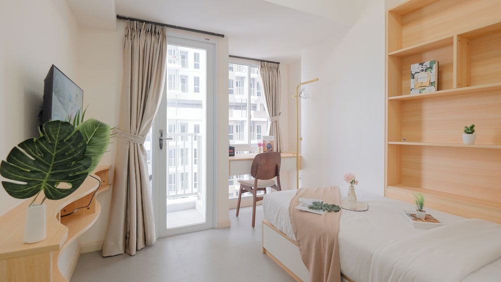 Restful And Minimalist Studio Room Tokyo Riverside Pik 2 Apartment