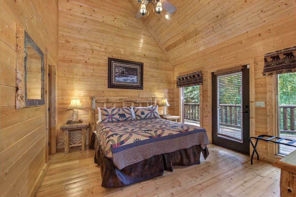 Cabin w/ Hot Tub, Theater & Views - Sleeps 22 view 2