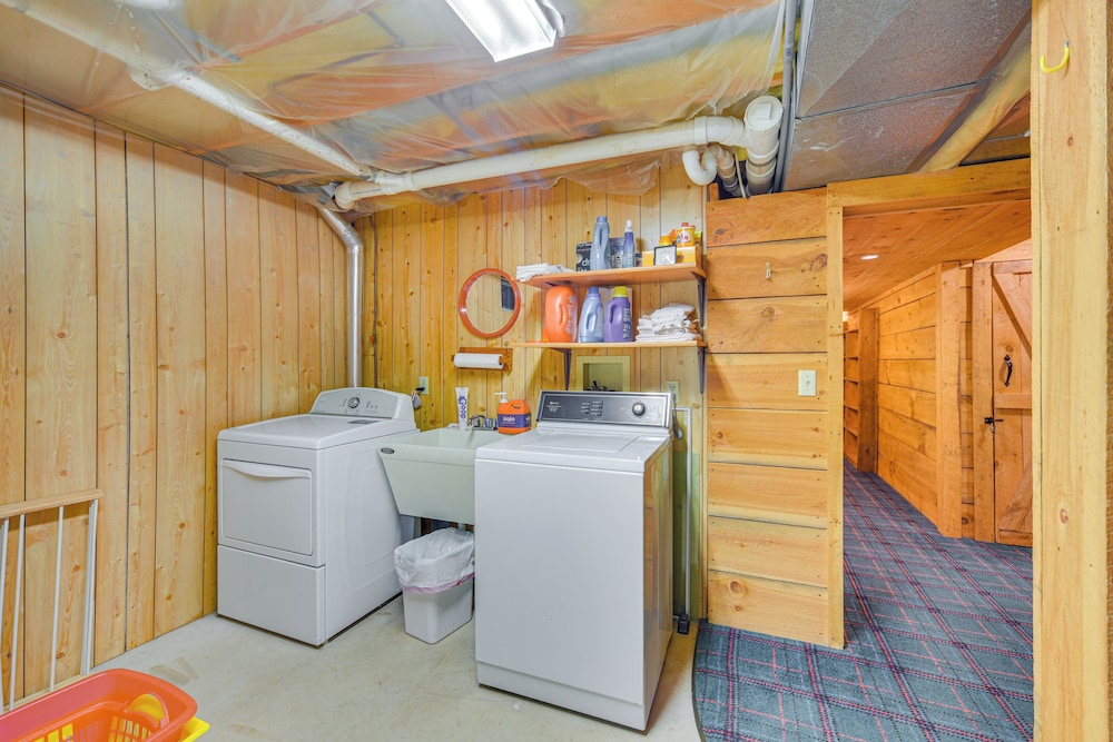 Lakefront Cabin w/ Sauna & Dock in Webster!