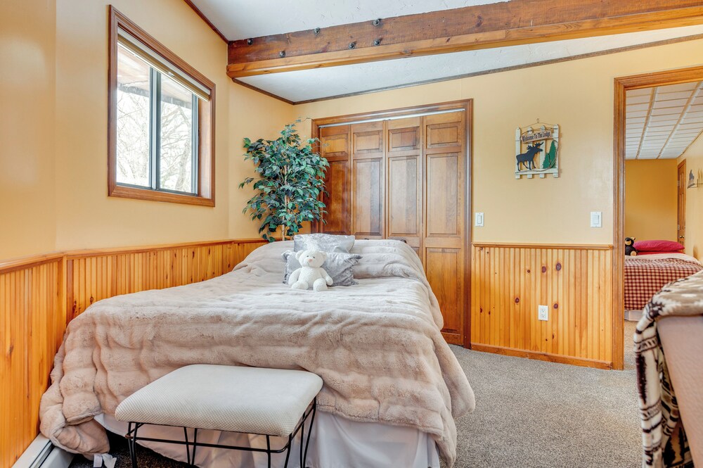 Dock & Beach Access: Scenic Lake Ossipee Cabin!