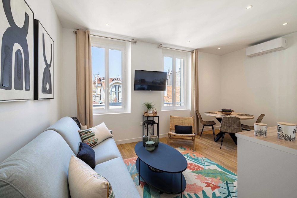 Cosy Flat 100m From the Beach - Carre D'or - 1br/2p