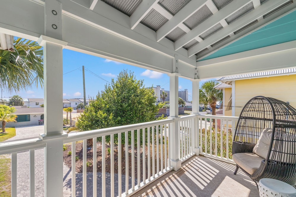 Seafoam Beautiful 3BR Home With Heated Private Pool - 4 Min Walk to Beach!