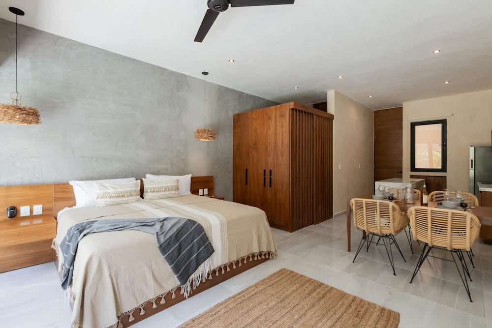 Stylish Tulum Studio Terrace Pool Relax
