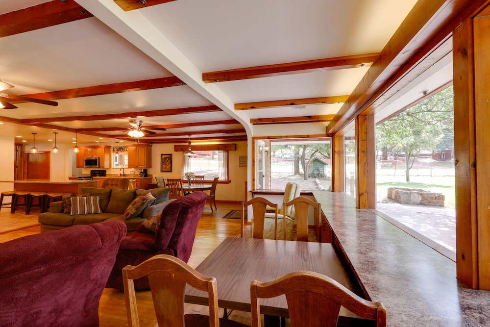 Rustic Pine Retreat w/ Fenced 1-acre Yard - Property Image 6