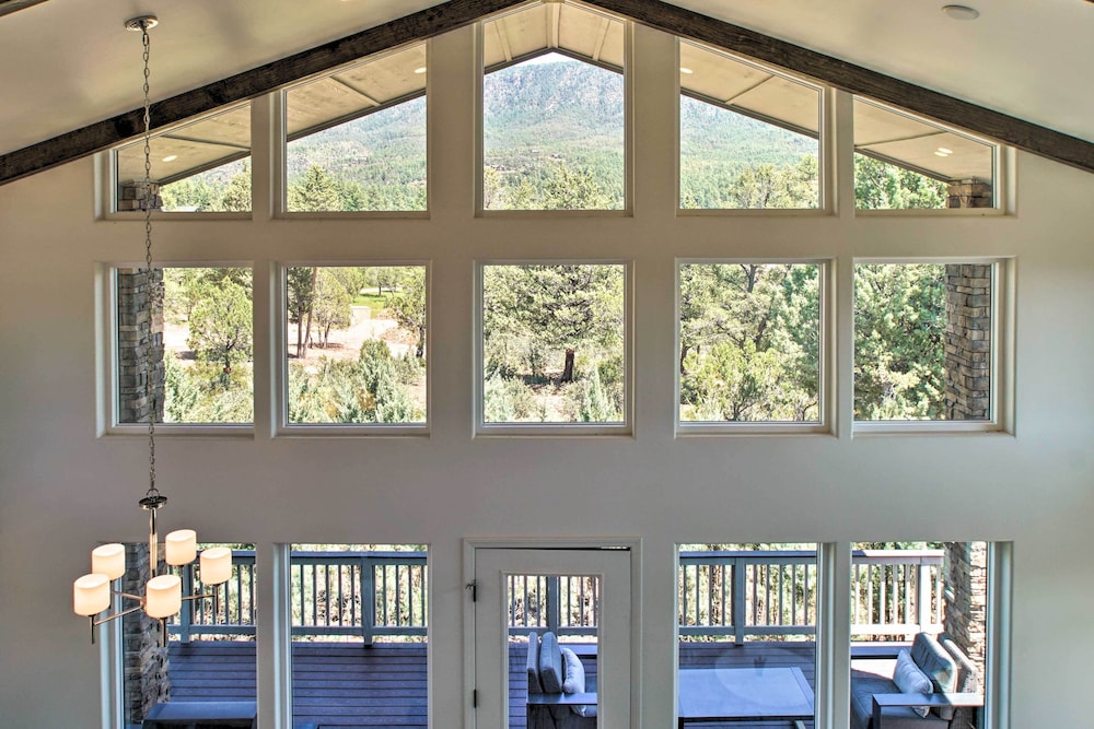 Fireplace, Mogollon Rim Views: Luxury Pine Home view 5
