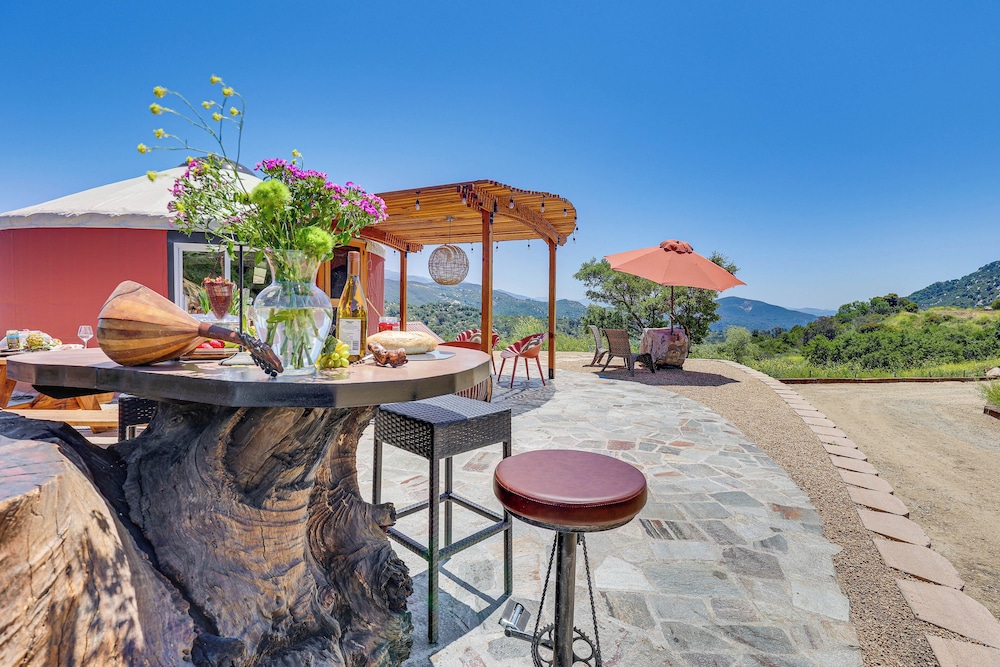 Mystical Mongolian Yurt in Fallbrook w/ Views!