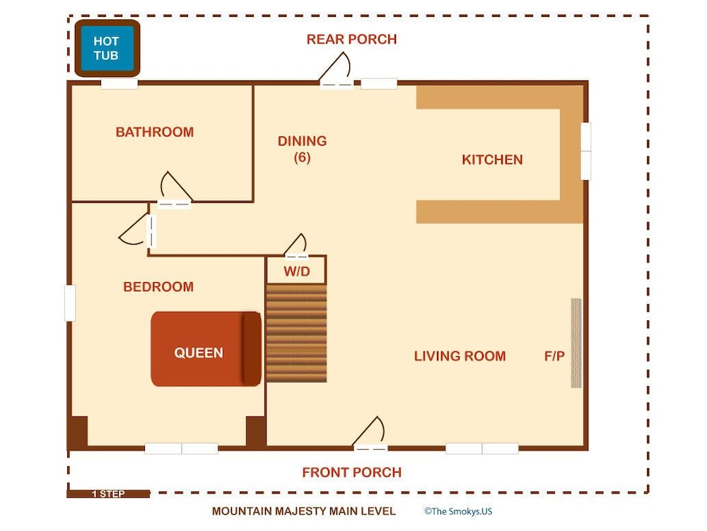 Mountain Majesty 2 Br cabin by RedAwning