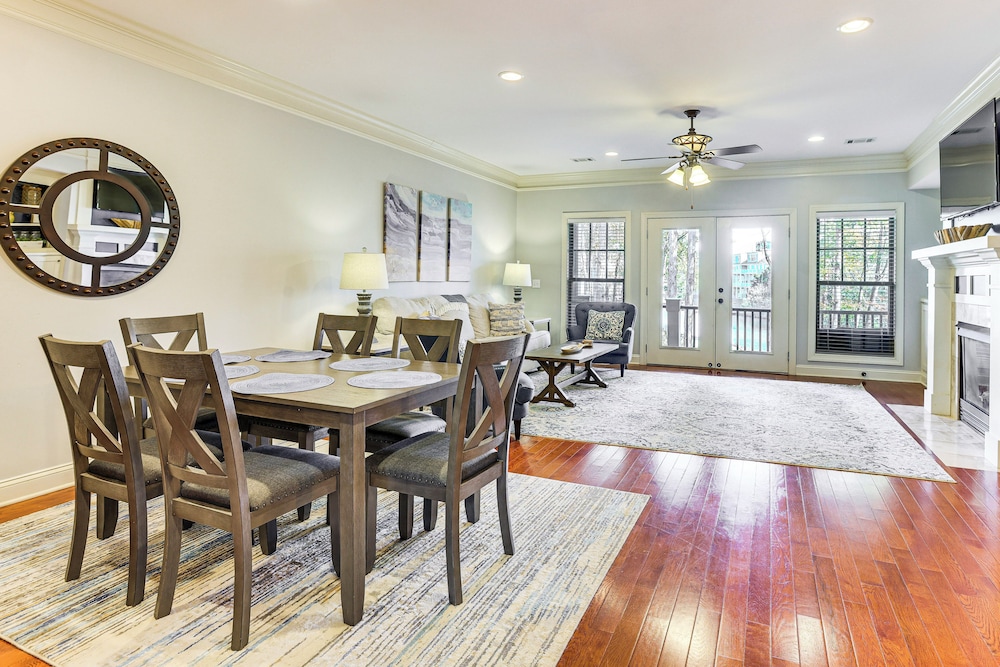 Private Patio, Decks: Waterfront Eatonton Townhome