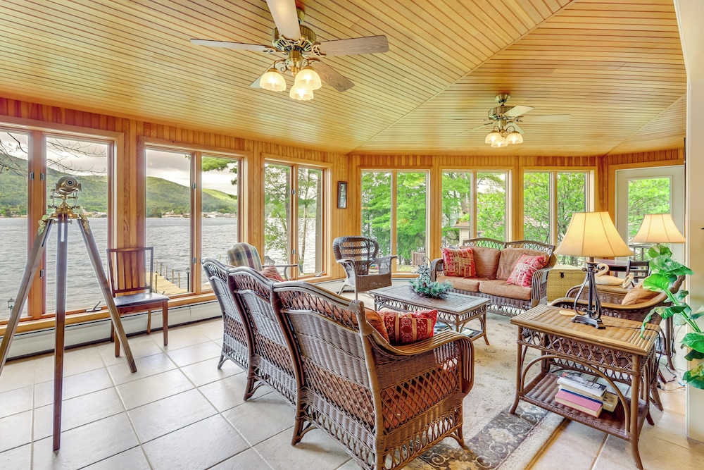 1 Mi to Village: Waterfront Oasis in Lake George!