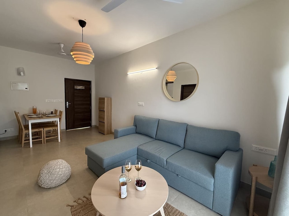 Stylish 1BR in North Goa- 5 Mins to Candolim Beach