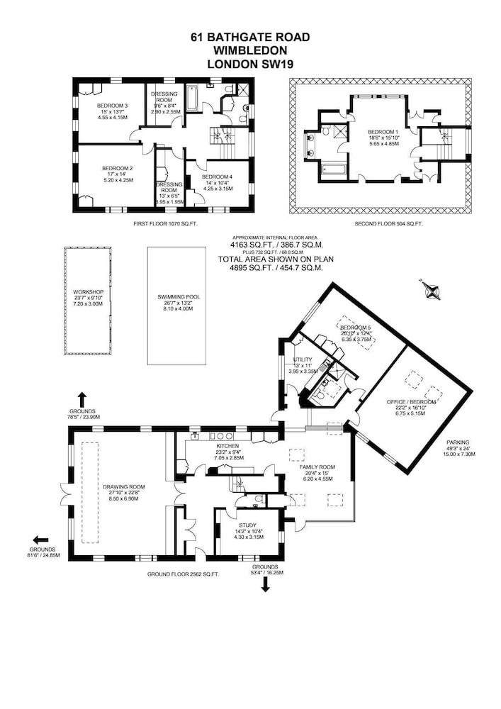 Beautiful Family Home w Garden Pool - Wimbledon