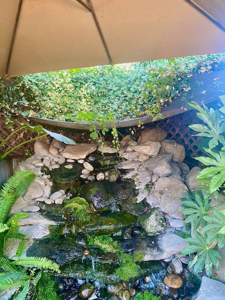Seq Parks-hot Tub Fire Pit Koi Pond Outdoor Kitch