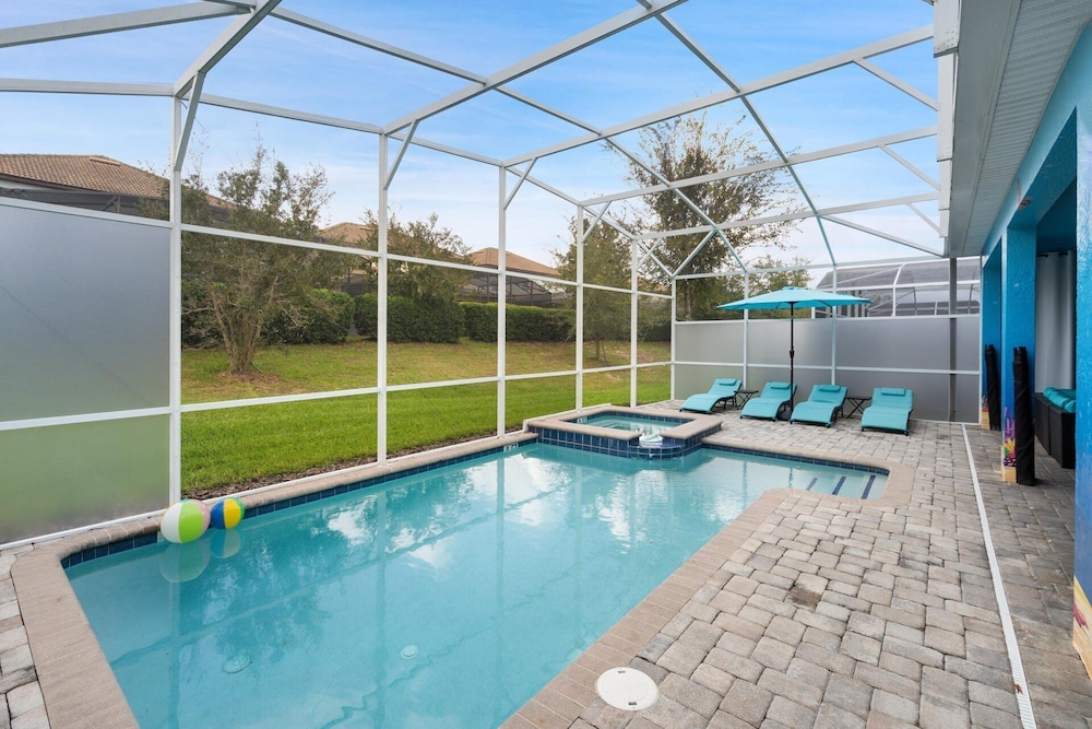 Championsgate Resort Vacation Pool & Spa Home With Resort Clubhouse Amenity Access 8 Bedroom Home
