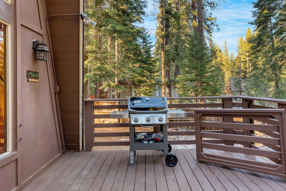 Lundy Bearden Serene Tahoe Retreat With Deck, Fireplace, and Forest Views
