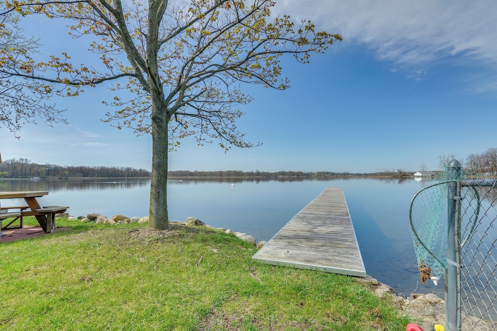 Lakefront Gem w/ Watercrafts & Dock in Coldwater!