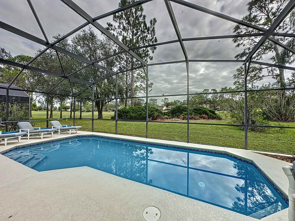 South Facing Pool Home With Golf Course Views