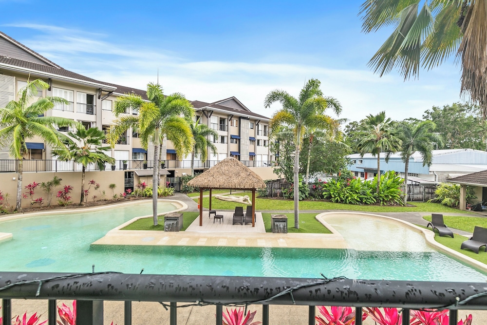 Pool view two-bedroom apartment