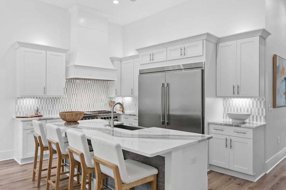 Luxe 30A Home w/ Pool, Outdoor Dining, Golf Cart, & Minutes to Beach