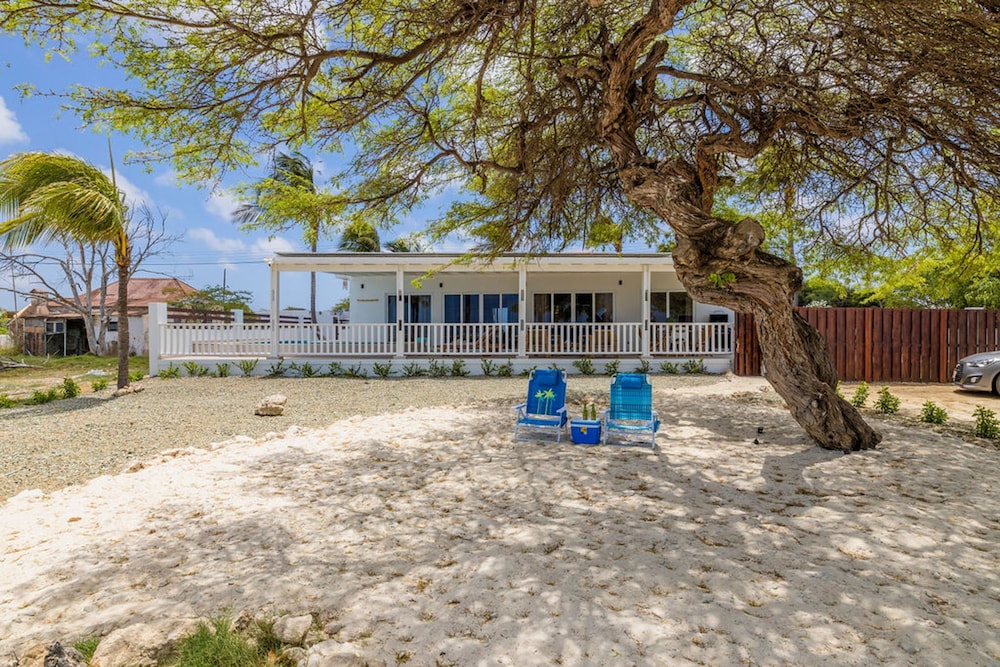 Secluded Beachfront Gem Pool Patio View BBQ