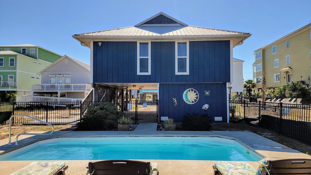 Beach Home With Private Pool & Beach Access- Sleeps 4