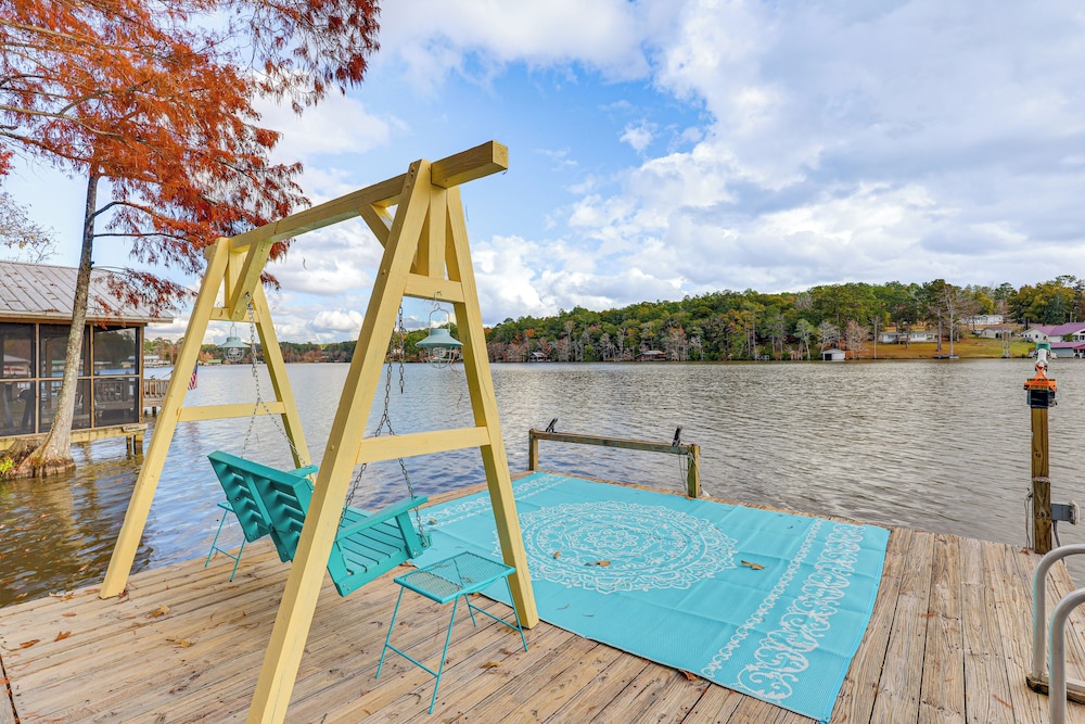 Private Dock + Fire Pit: Gantt Lake Getaway!