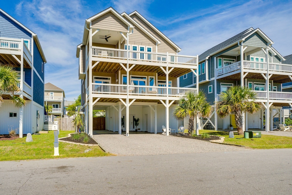 Modern Surf City Beach House w/ Hot Tub! view 4