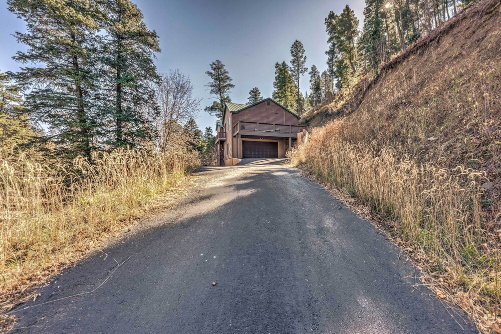 Mountainside Ruidoso Home w/ Hot Tub, Deck & Grill view 5