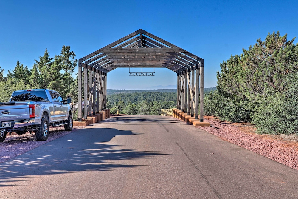 Payson Vacations - Upscale Pine Cabin w/ Fire Pit, Deck  Mtn Views! - Property Image 3