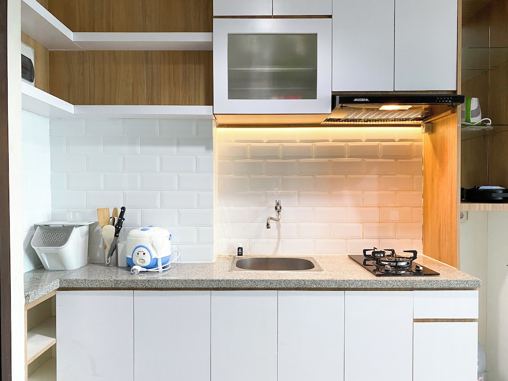 Wooden Style Studio At Lrt City Bekasi Apartment