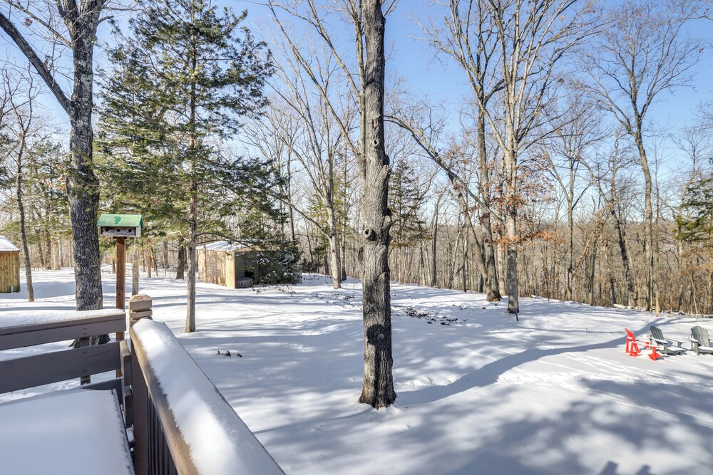 Home w/ Trail Access on 19 Acres in Wright City!