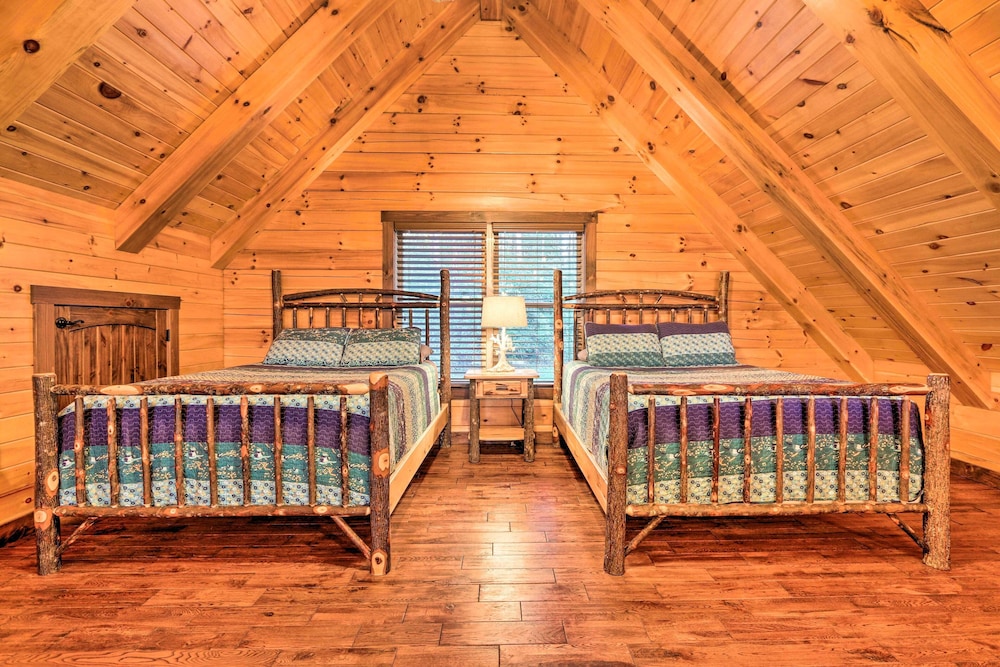 'serenity Now' Cabin w/ Fire Pit + Game Room! view 5